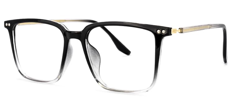 Tobias Square Black Glasses