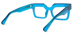 Rosado Rectangle Blue Glasses4