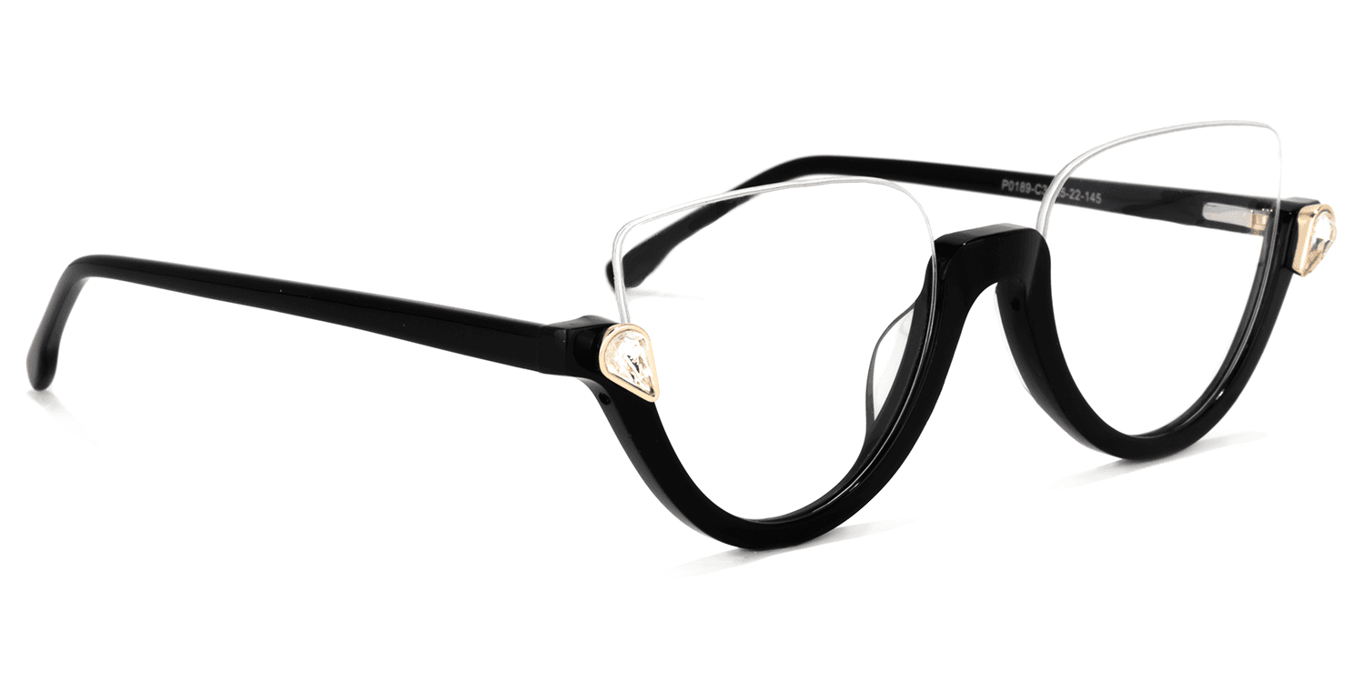 Cat Eye Black Glasses2
