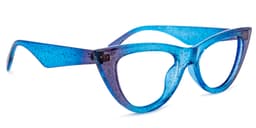 Harding Cateye Blue Glasses2