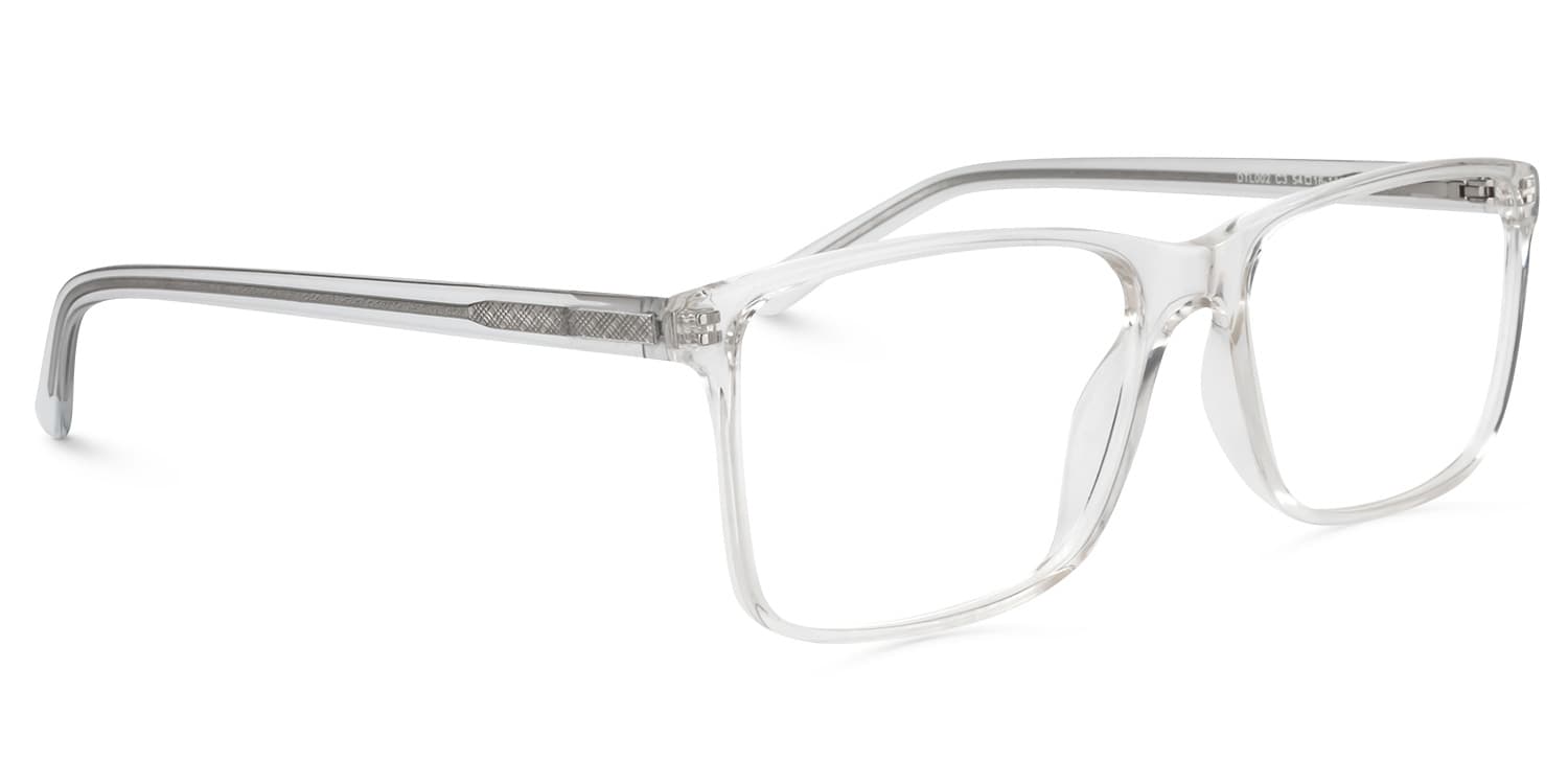 Rectangle Crystal Glasses | Zeelool Glasses2