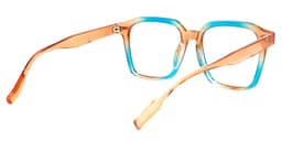 Rivera Square Blue-Orange Glasses4