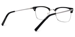 Simmons Browline Black Glasses4