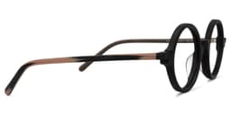 Otto Round Black Glasses3