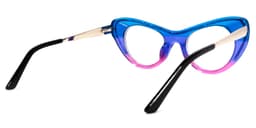 Shirley Cateye Two-tone Glasses4