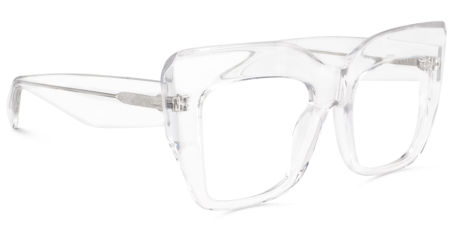 Cat Eye Crystal Glasses | Zeelool Glasses3