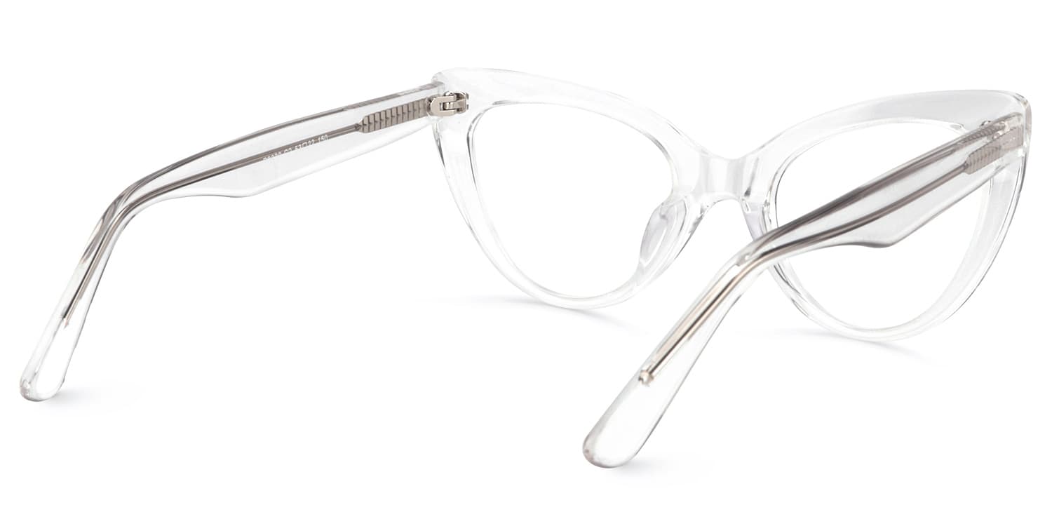 Cat Eye Crystal Glasses | Zeelool Glasses4