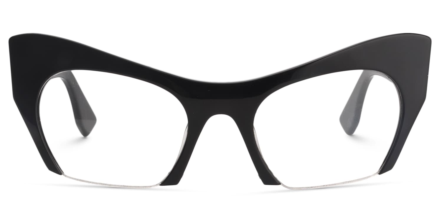 Cat Eye Black Glasses | Zeelool Glasses0