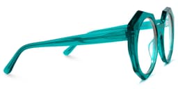 Bogar Geometric Green Glasses3