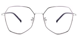 Bivins Geometric Purple Glasses0