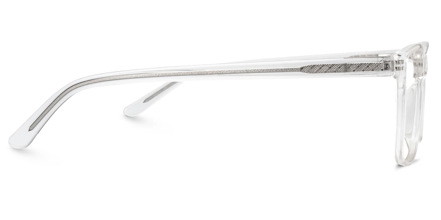 Rectangle Crystal Glasses | Zeelool Glasses3