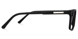 Daniel Rectangle Black Glasses3