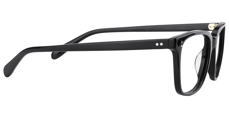 Rectangle Black Glasses | Zeelool Eyeglass Frames Online4