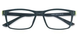 Cheche Rectangle Dark Green Glasses1