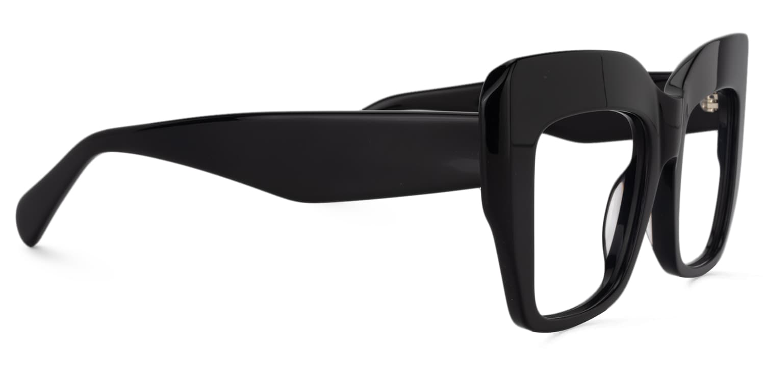 Cat Eye Black Glasses | Zeelool Glasses4