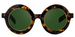 Calhoun Round Yellow Tortoise Glasses7