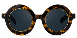 Calhoun Round Yellow Tortoise Glasses9
