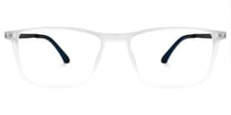 Bollin Rectangle White Glasses0