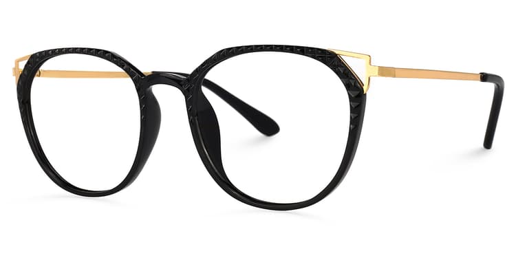 Tameya Cateye Black Glasses