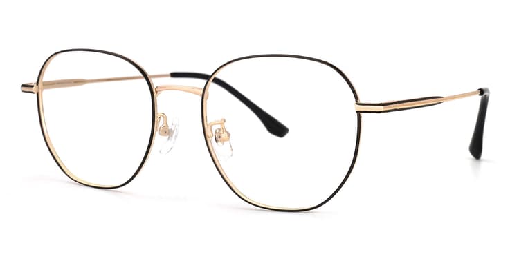 Bezjak Round Black Glasses