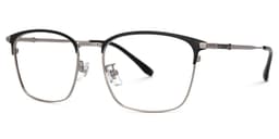 Stanage Browline Silver Glasses1