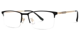 Shamblin Rectangle Black Glasses1