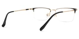 Tamika Rectangle Black Glasses3