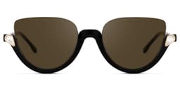 Felicia Cat Eye Black Glasses8