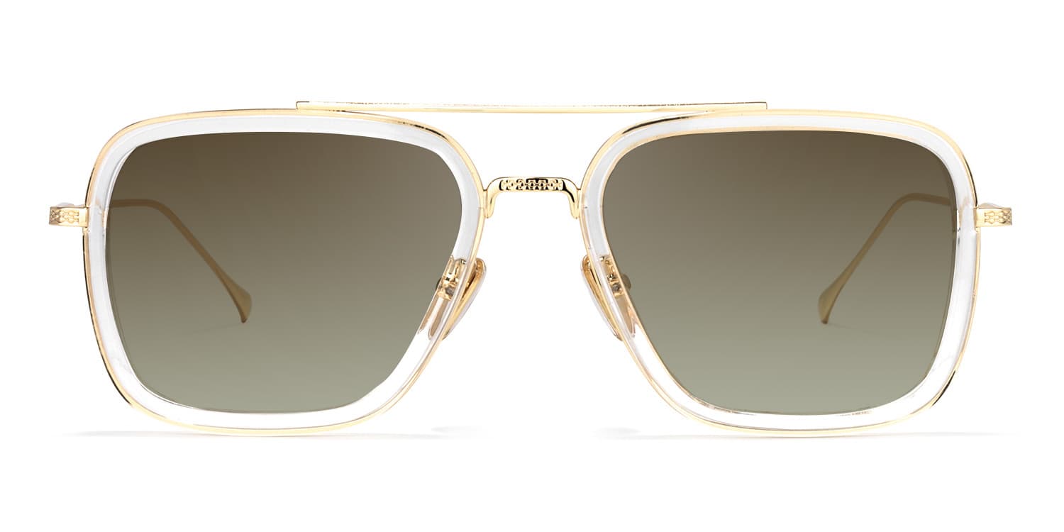 Aviator Crystal Glasses | Zeelool Glasses9