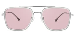 Nayeli Aviator Gray-Silver Glasses10
