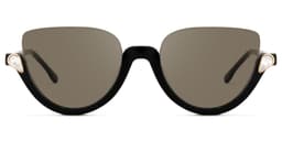 Felicia Cat Eye Black Glasses5