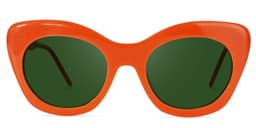 Maria Cat-eye Orange Glasses8