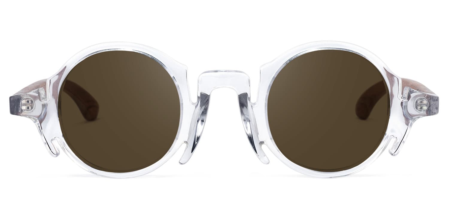Round Crystal Glasses | Zeelool Glasses5