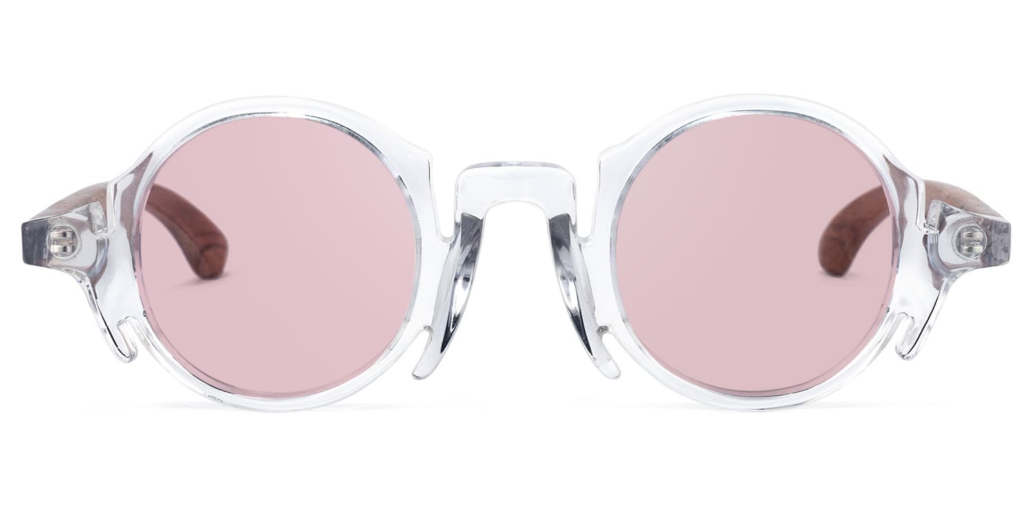 Round Crystal Glasses | Zeelool Glasses4